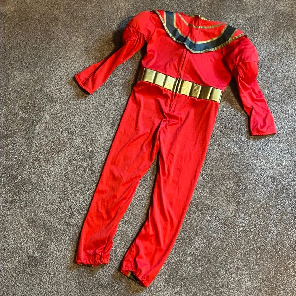 Disney Red Power Rangers Halloween Costume Youth Small